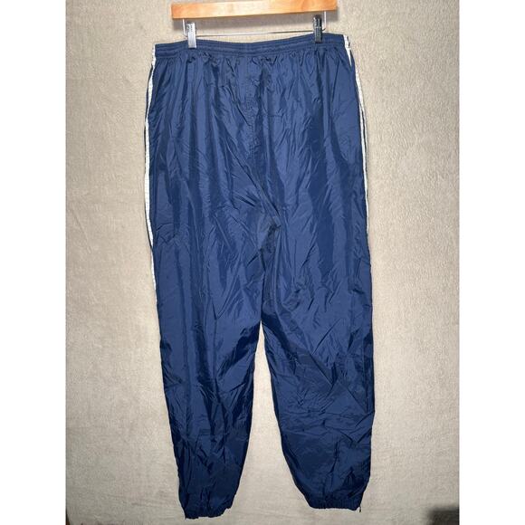 Adidas Windbreaker Track Pants Jogger Blue Mens Size XXL - Picture 2 of 7